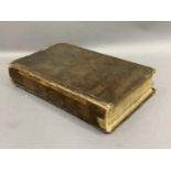 An early 19th century family bible in leather binding by The Reverend Mr Ostervald, Switzerland,