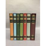 Folio Society set of works by Anthony Trollope, 7 vols each in slip case