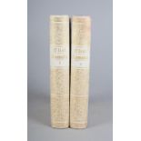ELIOT, GEORGE, Romola, 1863, two vols., 30 pasted in sepia photographic illustrations, 8vo, pub.