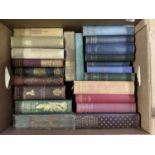 A quantity of early 20th century books including Adam Bede, George Elliott, Egypt Painted and