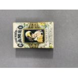 A rare 19th century USA cameo cigarette packet complete with contents