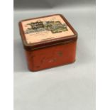 An Edwardian 'Sweet Crop Smoking Mixture' tobacco tin by Cohen and Weenen, 14.5cm square
