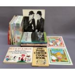 Rupert Bear annuals, The Royal Family - various books, The Laurel and Hardy poster book