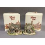 A Lilliput Lane model 'Rose Cottage' in original box, another 'Junk and Disorderly', boxed