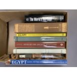 Four boxes of books on Italian art and architecture, Egypt and the Pharaohs etc