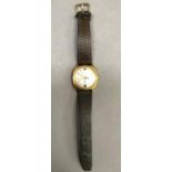 A Bentima Gentleman's star automatic date wrist watch c1965 in cushion shaped rolled gold case No.