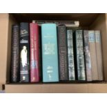 Two boxes of books on jewellery, glass and various novels, general interest