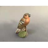 A Royal Worcester china figure of a chaffinch No.3420, 18cm