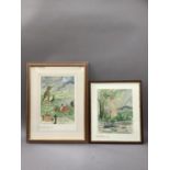 After Mark Huskison, colour prints entitled 'The Old Cock's Lure' and 'There was an old pheasant