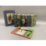 Seven early 20th century pictorial bindings together with children's treasure book, My Picture