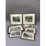 After Harris, a set of four fishing coloured engravings, 'A cast in the pool' and others, 13cm by