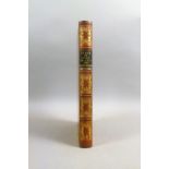 BINDINGS - VIEWS IN ITALY, FRANCE AND SWITZERLAND, 50 engraved plates, fine red morocco, tooled in