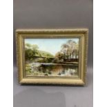 John Dean 20th Century Skirefare, Nr Hemswick, oil, signed to lower right