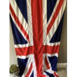 A large Union Jack, 12ft x 6 ft, made by Porter Brothers of Liverpool