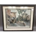 After Sir William Russell Flint, colour print, Fine Art Trades Guild blind stamp, 52.5cm by 67.5cm