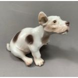 A Bing and Grondahl figure of a seated Sealyham terrier pup, 11.5cm high