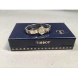 A Tissot lady's manual wristwatch c.1964 in 9ct gold case no.20033, 17 jewelled lever movement
