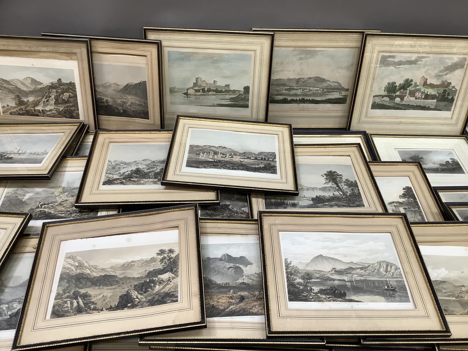 A set of 24 coloured lithographs of the Lake District by Picken after J R Pyne published 1859 by Day - Image 6 of 6