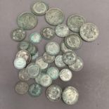 Approximate 190gms of pre'47 silver coins