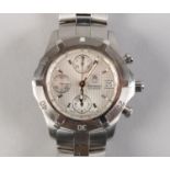 A Tag Heuer gentlemans automatic CN2110 Divers Chronograph wristwatch in stainless steel case no.