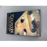 A solid wood Mancala game in original box