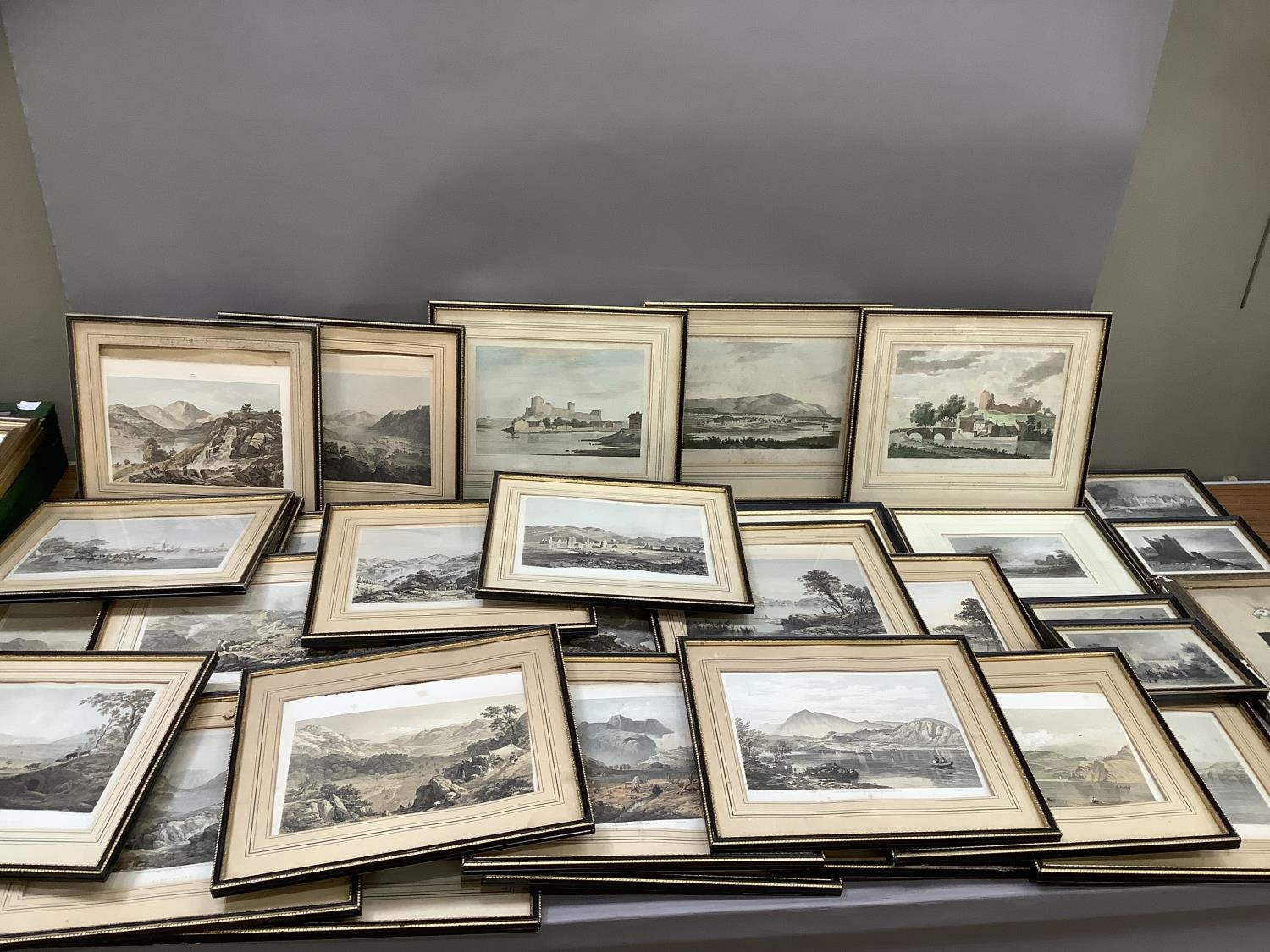 A set of 24 coloured lithographs of the Lake District by Picken after J R Pyne published 1859 by Day - Image 2 of 6