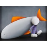 ARR Doug Hyde (b.1972), Fish Supper, pastel, signed to lower right, 50cm x 38cm (framed with AR99