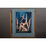 ARR Samuel John Peffer 'Peff' (1921-2014), untitled, nude ballet dancers aroused, original