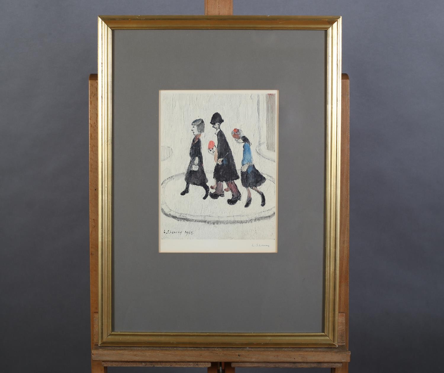 ARR BY AND AFTER LAURENCE STEPHEN LOWRY (1886-1976), The Family, colour lithograph, signed to the - Image 2 of 5