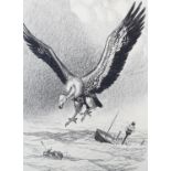 ARR LESLIE GILBERT ILLINGWORTH (1902-1979) 'The Vulture of the Sea', pen and ink, graphite