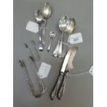 Six Victorian silver teaspoons of conforming pattern but different dates and makers, Sheffield