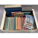 A large quantity of vintage Ladybird books and other volumes including Alice in Wonderland