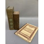 West Riding Vol II, leather bound, 1839, together with Gordon Home Yorkshire, pictorial cloth boards