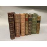 A small number of leather bindings including The Oxford Book of English Verse, Fairytales of