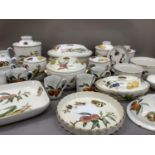 A quantity of Royal Worcester Evesham oven to table ware including large storage jars, tureens (oval