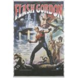 Flash Gordon starring Sam J Jones, Ornella Muti and Melody Anderson, 1980, original 60" x 40" double