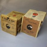 Large number of 78rpm 10” recordings of music hall staples and light classics including performances