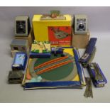Unusual and varied collection of vintage model railway accessories from Hornby and others, including