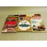 A collection of 'Autocar' and 'Motor' London motor show review magazines from 1953 (Coronation