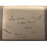 Autographs: Lord Jellicoe writing to Lady Corbett 1922, from Government House, Wellington, New