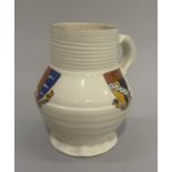 A W. H. Goss porcelain model of Ancient Jug Dredged From the Sea off Great Yarmouth, with Great