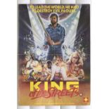 King of the Streets starring Tony Curtis, 1970s, original poster 23¼" x 16½", illustrator Brian