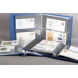 Three ring-binders containing approximately 140 World Masonic themed covers
