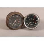 A pre-war Bianchi Smiths MA Governor magnetic drive speedometer with Italian patent markings,