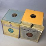Quantity of 78rpm 10” light orchestral, music hall and musical comedy, featuring Disney music, Al