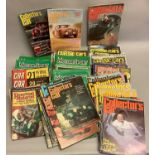 A collection of motoring magazines, ranging from 50's to 80's, including Practical Motorist,