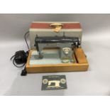 An electric sewing machine seamstress