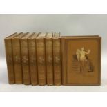 The Henry Irving Shakespeare uniform bound set in 8 cols, pictorial cloth covers