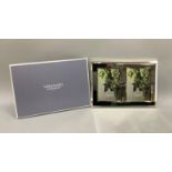 A Vera Wang for Wedgwood silver plated double photograph frame in presentation box