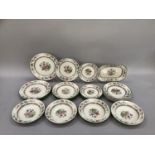 A quantity of Copeland Spode Indian Tree dinner, dessert and side plates, soup plates and